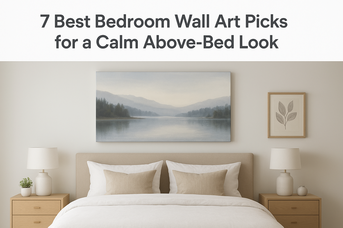 7 Best Bedroom Wall Art Picks for a Calm Above-Bed Look