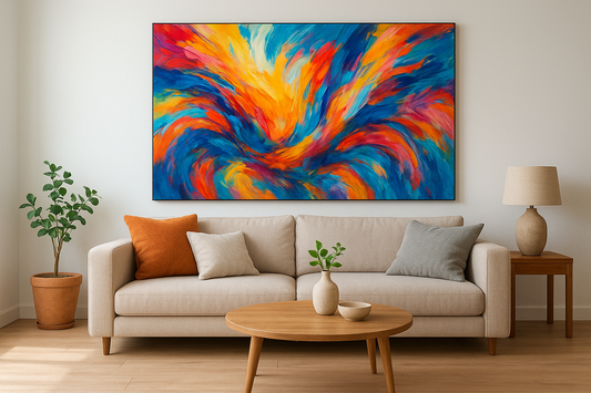 10 Best Colorful Wall Art For Living Room (Canvas & Acrylic)