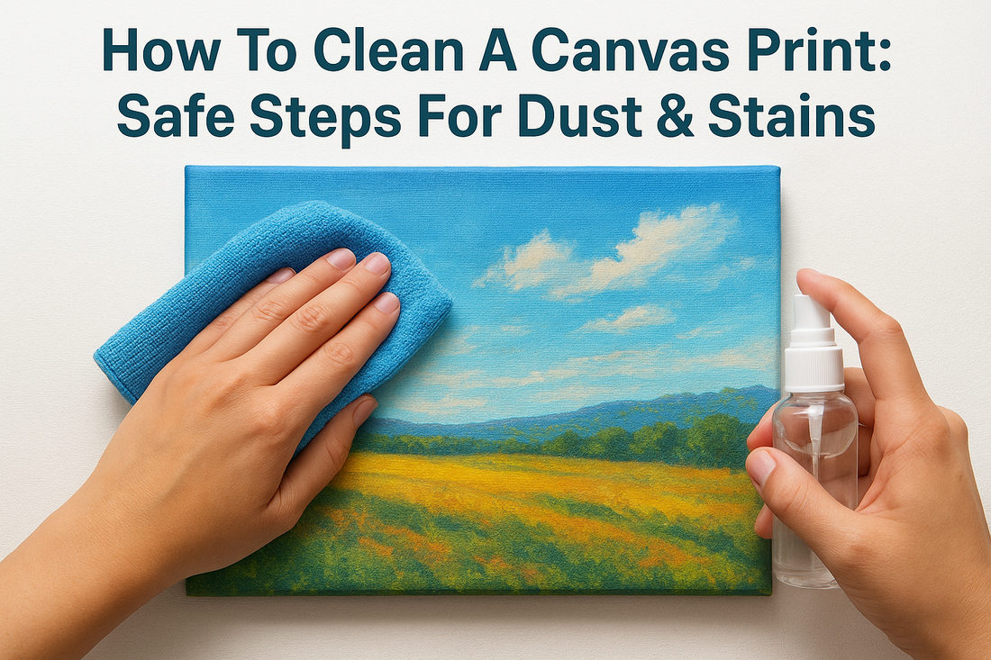 How To Clean A Canvas Print: Safe Steps For Dust & Stains