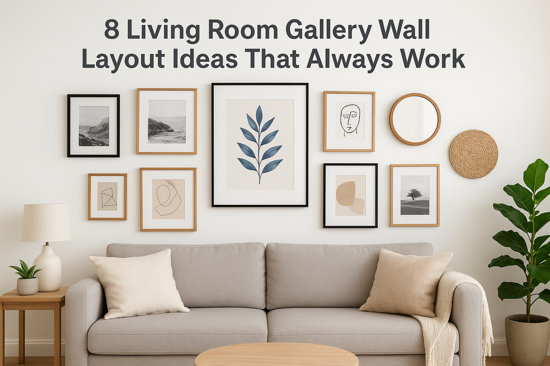 8 Living Room Gallery Wall Layout Ideas That Always Work