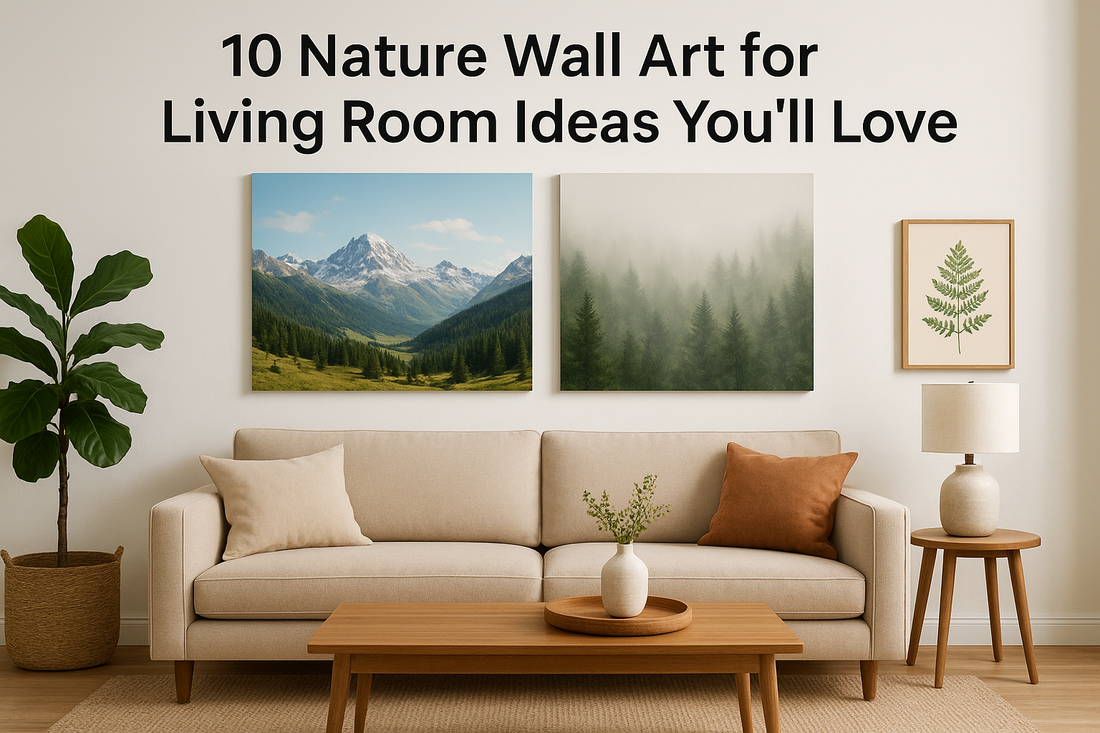 10 Nature Wall Art for Living Room Ideas You'll Love