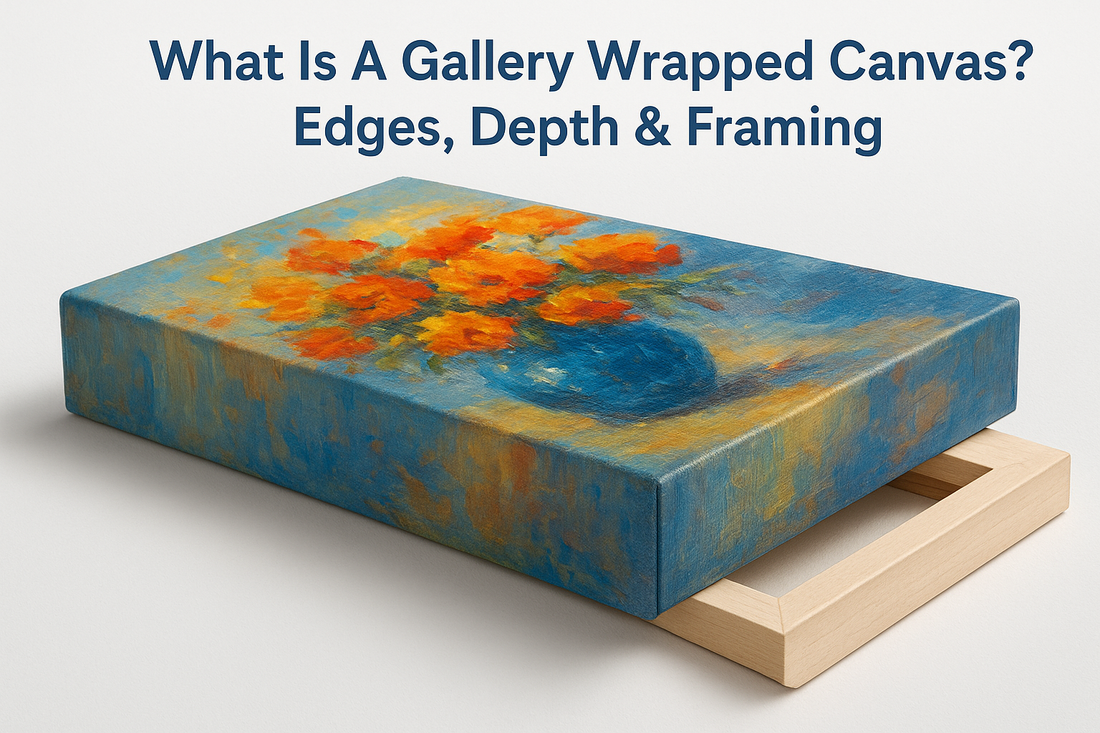 What Is A Gallery Wrapped Canvas? Edges, Depth & Framing