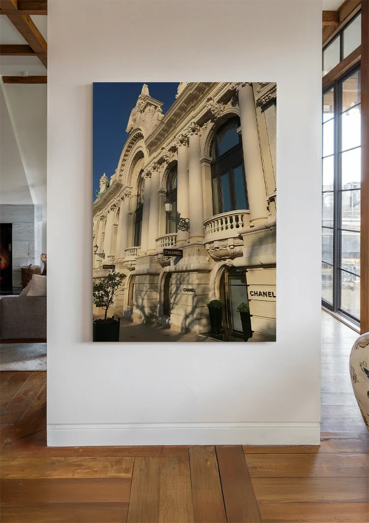 Luxusgeschäft im klassischen Gebäude Monaco Architektur Gemälde