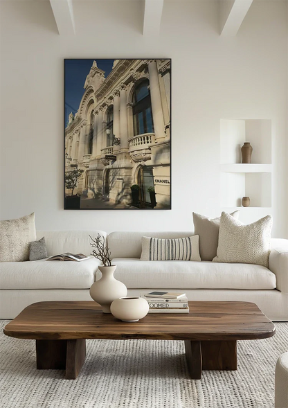 Luxusgeschäft im klassischen Gebäude Monaco Architektur Gemälde