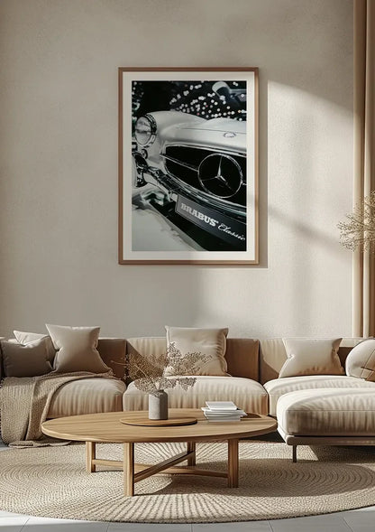 Mercedes Brabus Classic Chrome Grille Star Emblem Painting