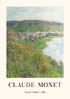 Claude Monet Uitzicht op Vétheuil Impressionistisch Schilderij