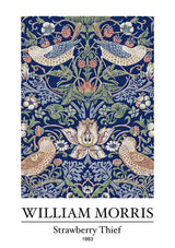 William Morris Strawberry Thief Vogels Aardbei Patroon Canvas Schilderij