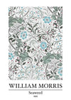 William Morris Seaweed Groen Blauw Botanisch Vloeiend Bloemenpatroon Klassiek Kunst Schilderij