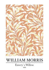 William Morris Emerys Weiden-Terrakotta-Creme-Blättermuster-Gemälde