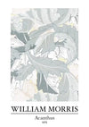 William Morris Acanthus Bladeren Grijs Groen Pasteltinten Botanisch Kunst Schilderij
