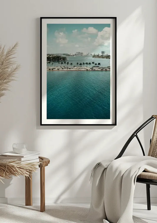 Palm Jumeirah w Dubaju obraz na płótnie na ścianie w przedpokoju