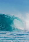 Big Wave Turquoise Ocean Powerful Seascape Nature Painting