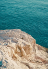 Large Rocks Clear Turquoise Sea Coastline Nature Painting