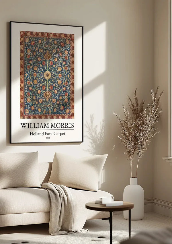 William Morris Holland Park Teppich Blumenmotiv Gemälde