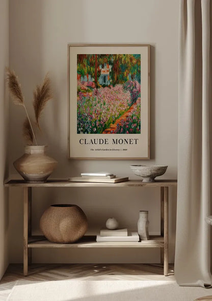 Claude Monet Tuin van de Kunstenaar in Giverny Kleurrijke Bloemen Schilderij