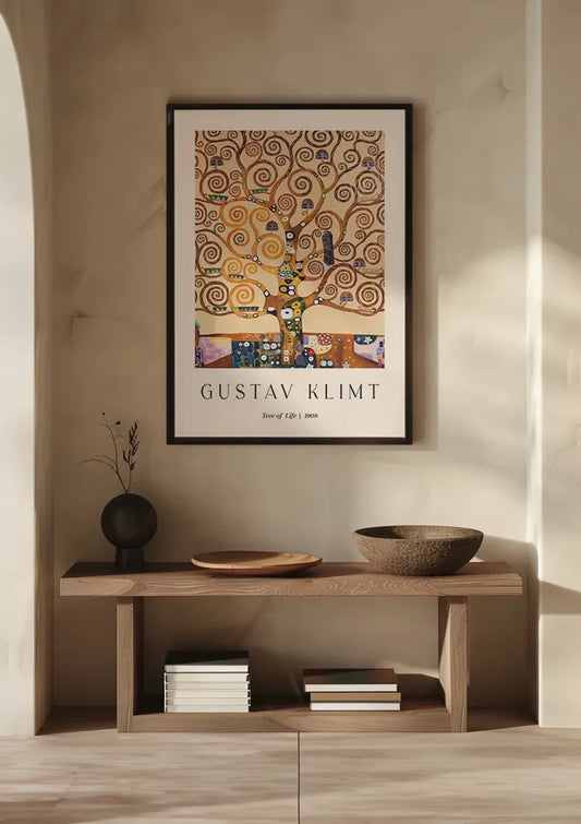 Gustav Klimt Lebensbaum Gold Jugendstil Klassisches Gemälde