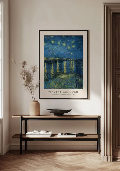 Van Gogh Sterrennacht over de Rhône Impressionistisch Schilderij