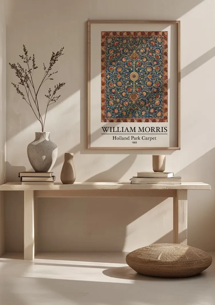 William Morris Holland Park Teppich Blumenmotiv Gemälde