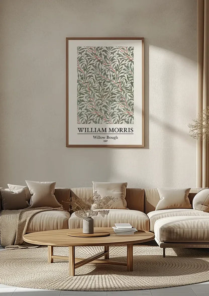 William Morris Willow Bough Groene Takken Rode Bessen Schilderij