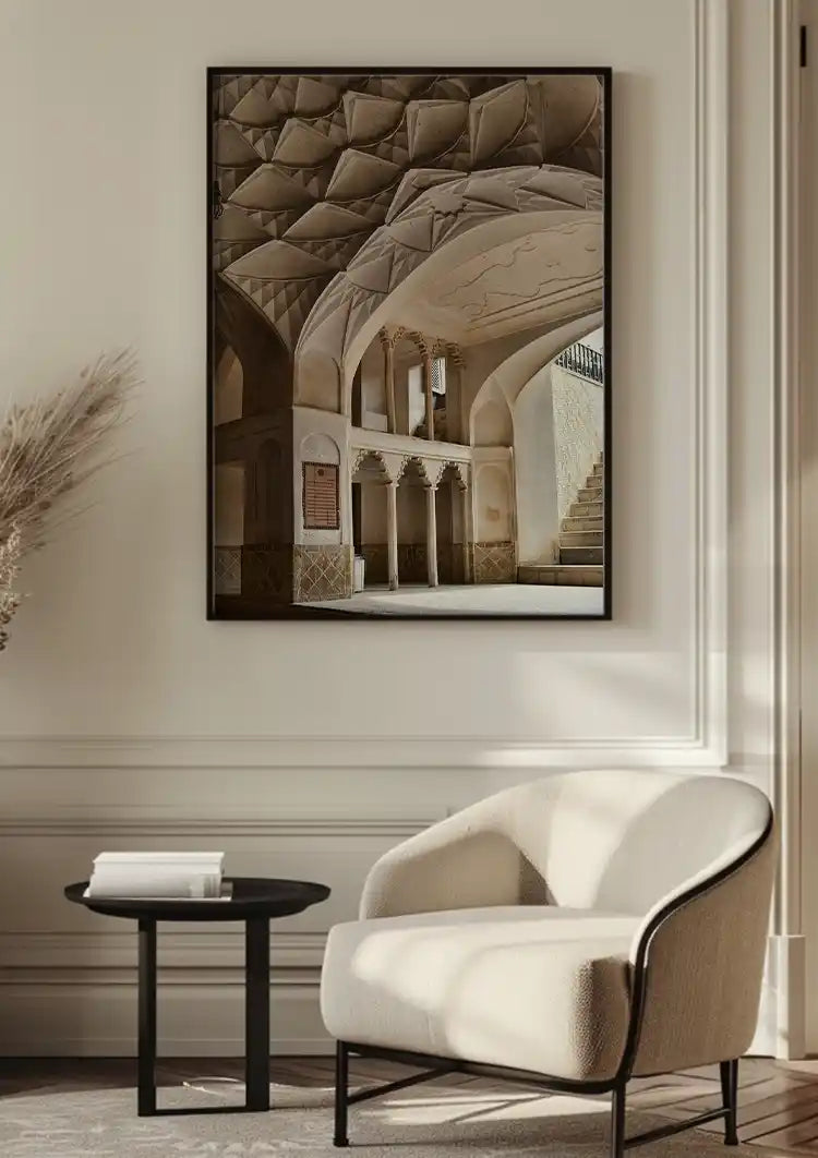 Tabatabaei-Haus Persisches Gewölbe Muqarnas Architektur Malerei