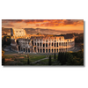 Roman Colosseum at Sunset with Historic Architecture