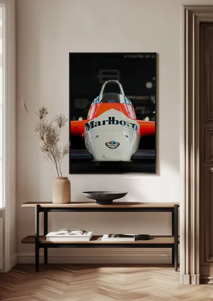 Alfa Romeo Formule 1 Marlboro Livery Vintage Racewagen Schilderij