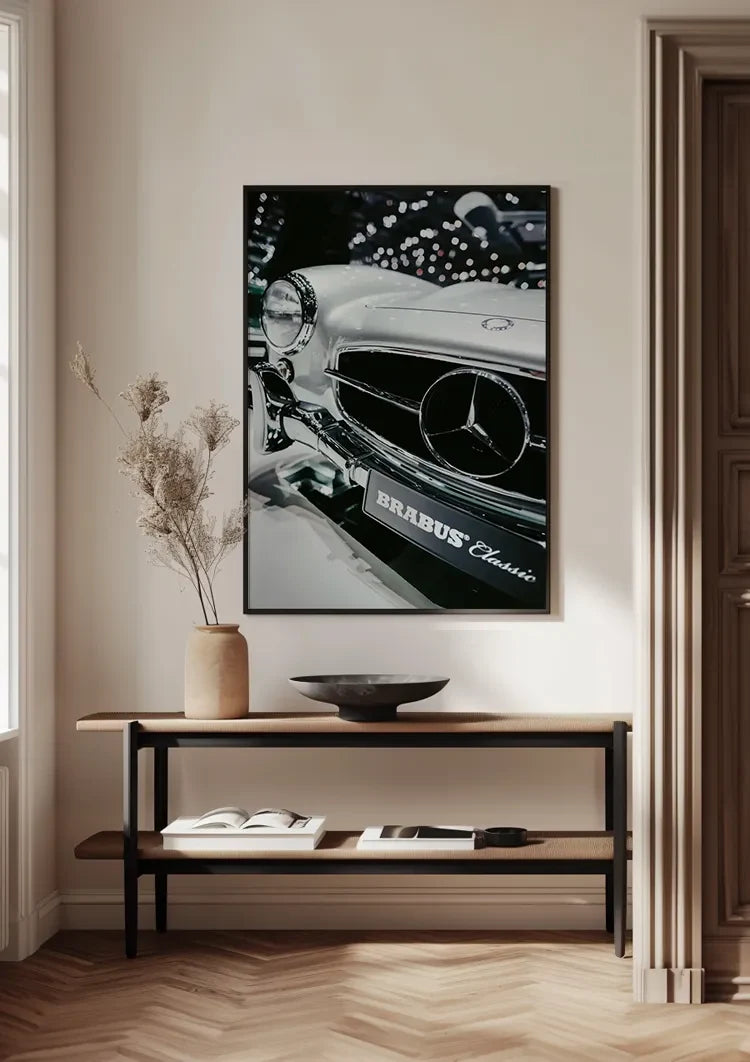 Mercedes Brabus Classic Chrome Grille Star Emblem Painting