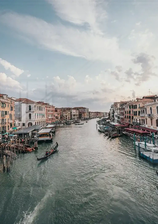 Canal Grande obraz na płótnie na ścianie nad łóżkiem w sypialni