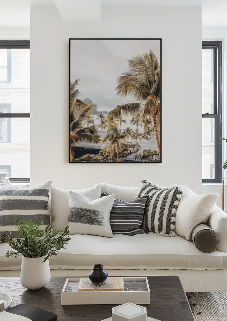Tropical Palm Trees Soft Air Nature Painting