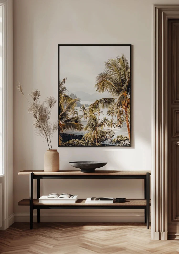 Tropical Palm Trees Soft Air Nature Painting