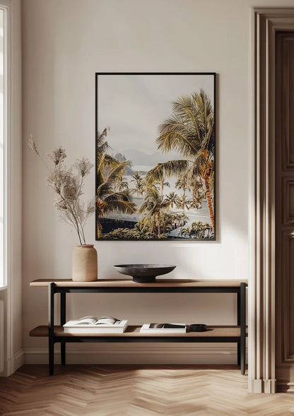 Tropical Palm Trees Soft Air Nature Painting