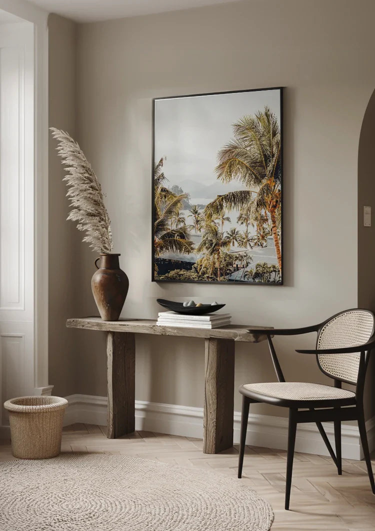 Tropical Palm Trees Soft Air Nature Painting