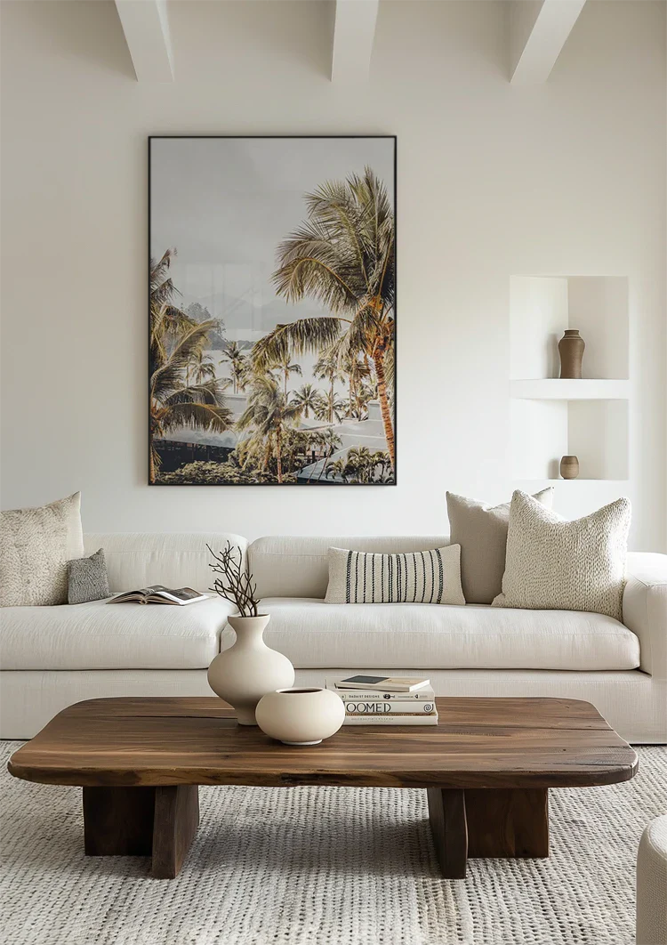 Tropical Palm Trees Soft Air Nature Painting