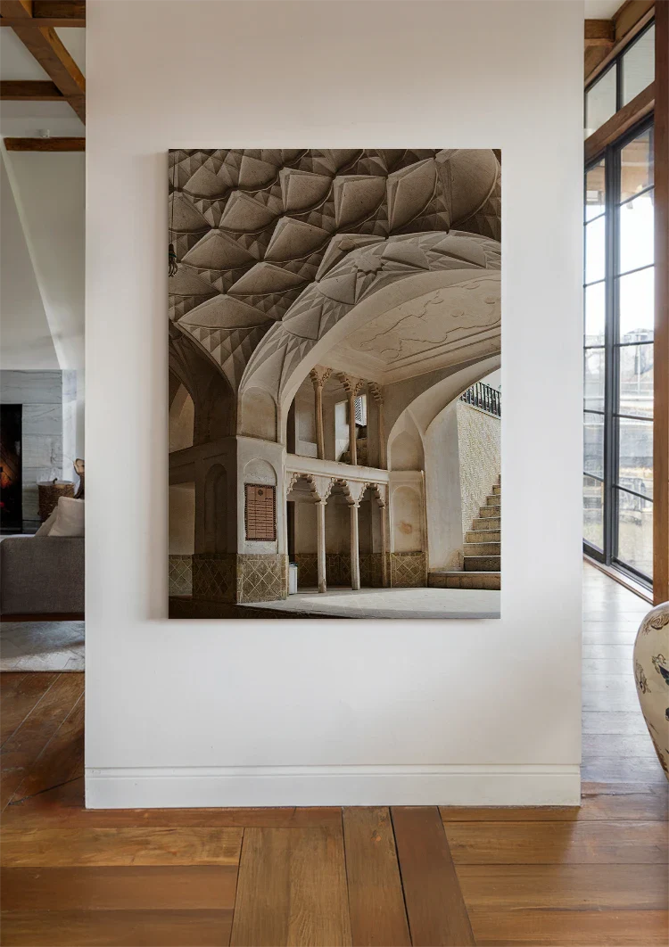 Tabatabaei-Haus Persisches Gewölbe Muqarnas Architektur Malerei