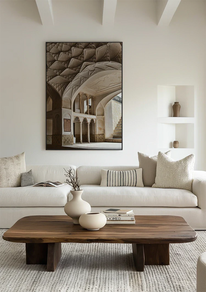Tabatabaei-Haus Persisches Gewölbe Muqarnas Architektur Malerei