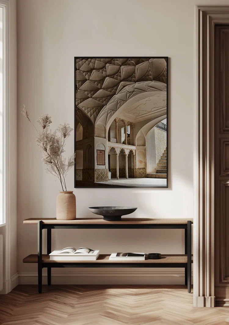Tabatabaei-Haus Persisches Gewölbe Muqarnas Architektur Malerei