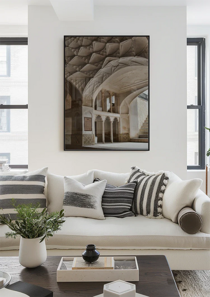 Tabatabaei-Haus Persisches Gewölbe Muqarnas Architektur Malerei
