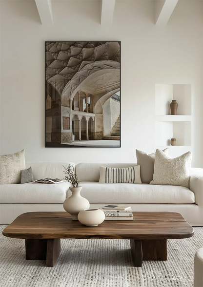 Tabatabaei-Haus Persisches Gewölbe Muqarnas Architektur Malerei