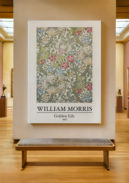 William Morris Golden Lily Gouden Lelies Bloemen Groen Klassiek Kunst Schilderij