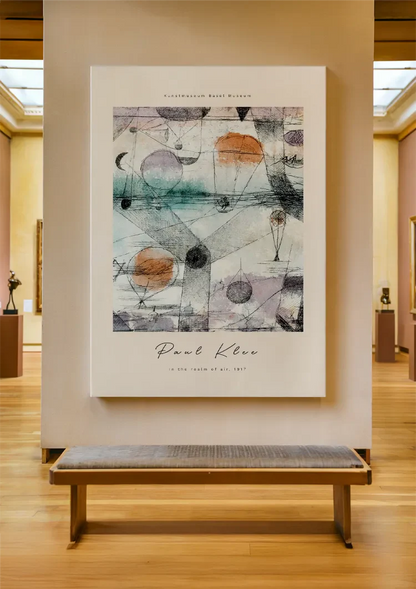Im Reich der Lüfte Paul Klee Abstraktes Gemälde