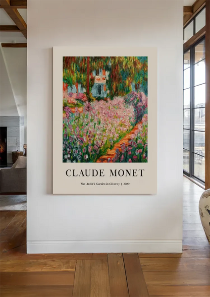 Claude Monet Tuin van de Kunstenaar in Giverny Kleurrijke Bloemen Schilderij