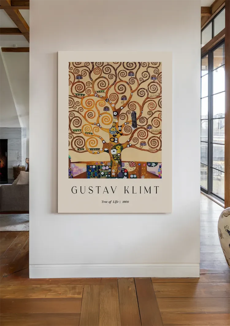 Gustav Klimt The Tree of Life Gold Art Nouveau Classic Painting