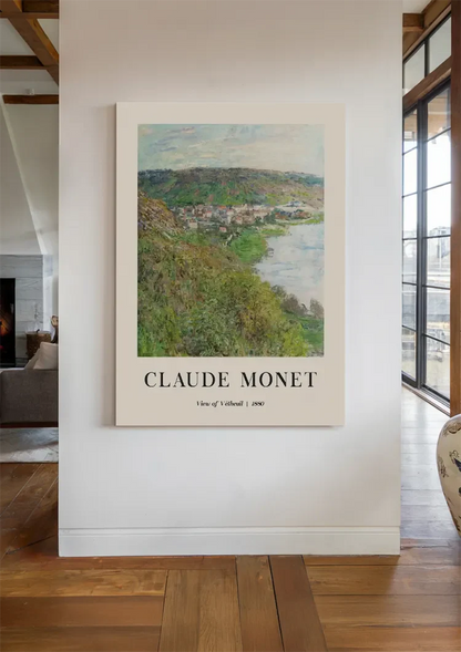 Claude Monet Uitzicht op Vétheuil Impressionistisch Schilderij