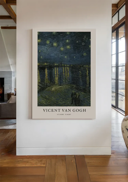 Van Gogh Sterrennacht over de Rhône Impressionistisch Schilderij