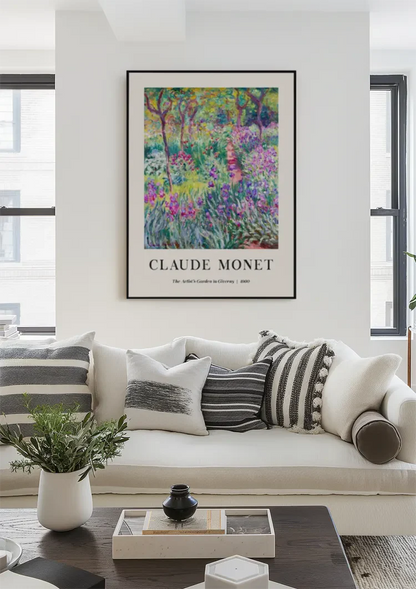 Claude Monet Tuin van Giverny Kleurrijke Bloemen Impressionisme Museum Schilderij