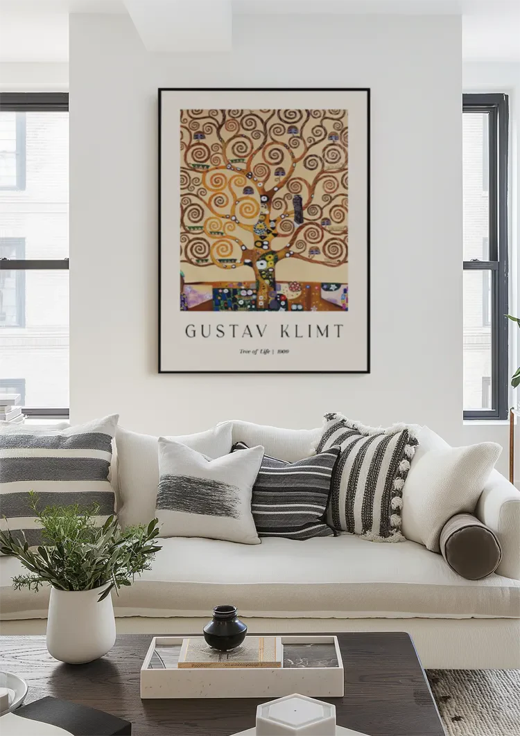 Gustav Klimt The Tree of Life Gold Art Nouveau Classic Painting