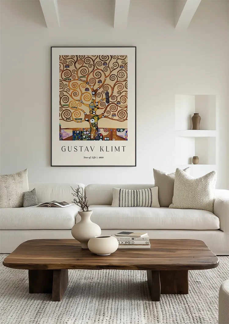 Gustav Klimt The Tree of Life Gold Art Nouveau Classic Painting