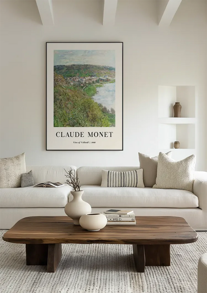 Claude Monet Uitzicht op Vétheuil Impressionistisch Schilderij