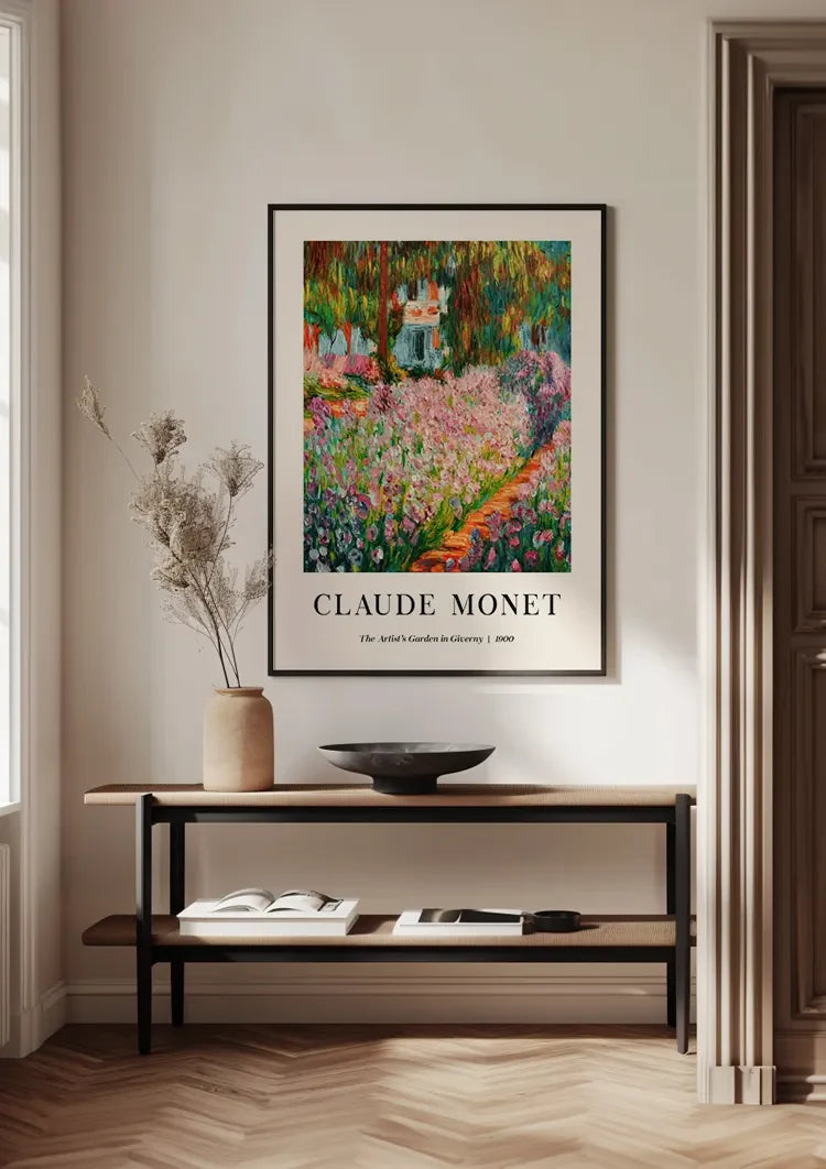 Claude Monet Tuin van de Kunstenaar in Giverny Kleurrijke Bloemen Schilderij