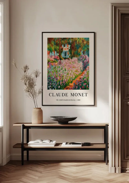 Claude Monet Tuin van de Kunstenaar in Giverny Kleurrijke Bloemen Schilderij